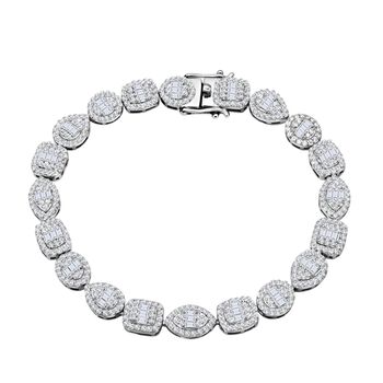 D'Joy Moissanit 20cm Armband - 3,92 ct.
