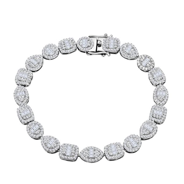 D'Joy Moissanit 20cm Armband - 3,92 ct.
