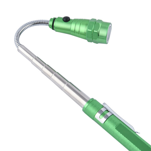 2er Set - Flexible LED Taschenlampen aus Aluminium mit Magnet, 17x2.2cm, gr&uuml;n image number 5