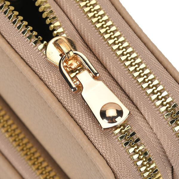 PASSAGE Crossbody Tasche, 18x6,5x11cm, Beige image number 6