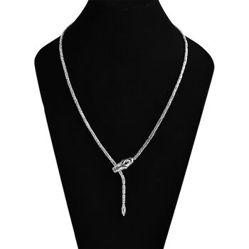 D'Joy Royal Bali - Bourbudur mit Drachen Halskette, ca. 60 cm 925 Silber ca. 30,98g