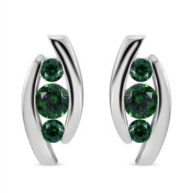 Grüne Zirkonia-Ohrringe - 2,23 ct.