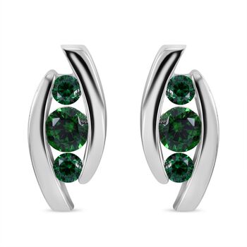 Gr&uuml;ne Zirkonia-Ohrringe - 2,23 ct.
