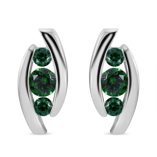 Grüne Zirkonia-Ohrringe - 2,23 ct. image number 0