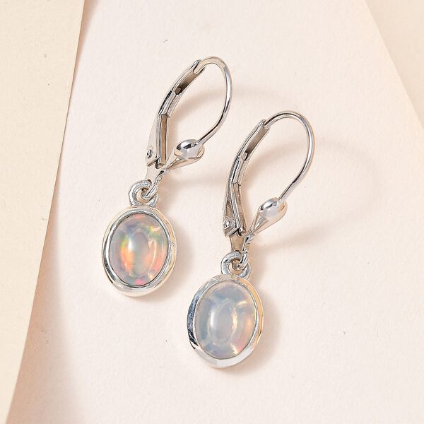 Natürliche, äthiopische Opal-Ohrringe - 1,64 ct. image number 2