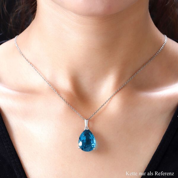 Capri blauer Quarz-Anh&auml;nger - 16,65 ct. image number 2