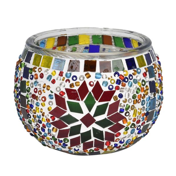 Mosaik Glass Duftkerze - Shangri La