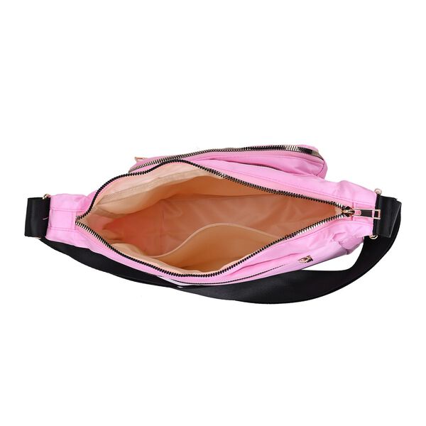 Umhängetasche mit RFID-Schutz, pink image number 5