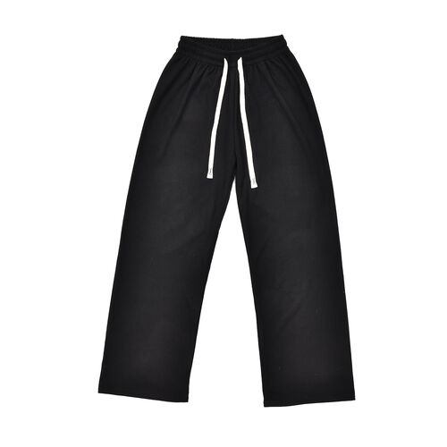 Sommerhose mit Kordelzug, Länge 96cm, Hüfte 53cm, Taille 6cm, Schwarz image number 0