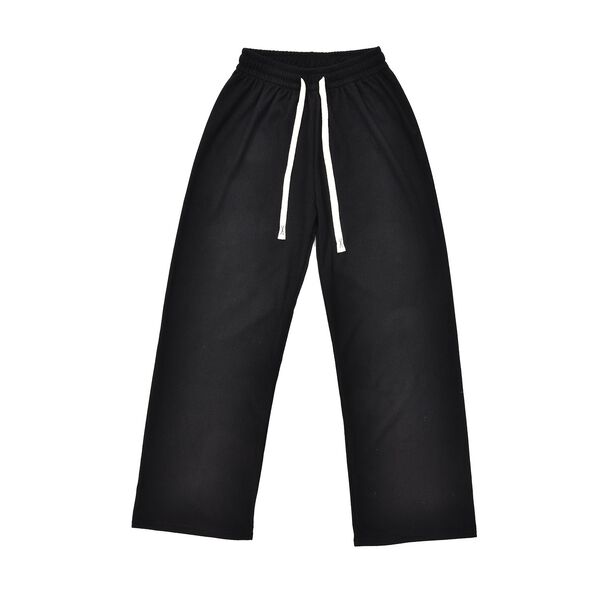 Sommerhose mit Kordelzug, Länge 96cm, Hüfte 53cm, Taille 6cm, Schwarz image number 0