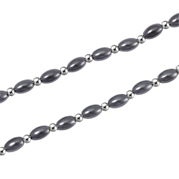 Pfaufarbene Muschelperle Halskette ca. 50cm + 5cm Extender, Standard image number 4