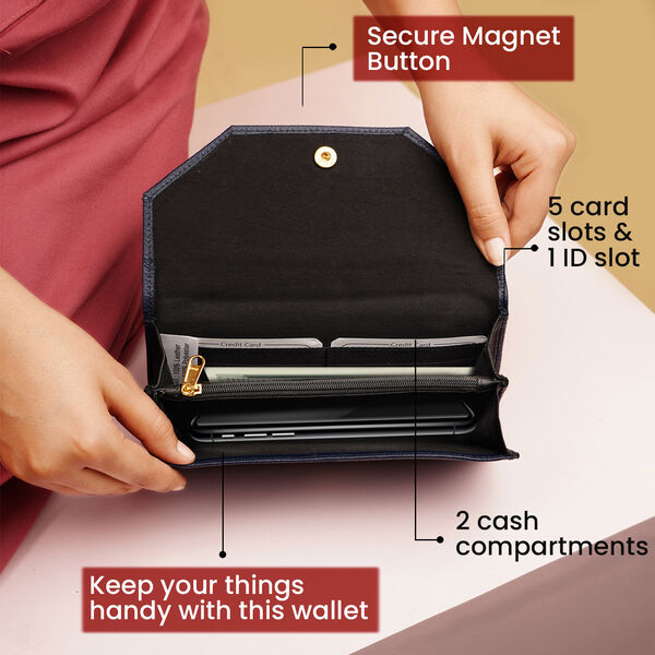 Echtleder Geldb&ouml;rse, RFID gesch&uuml;tzt, Grau image number 4