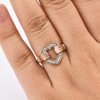 LUXURIANT SI-GH Labor Diamant Ring - 0,25 ct.