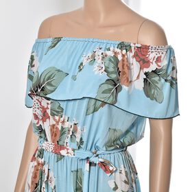 Maxikleid, Himmelblau