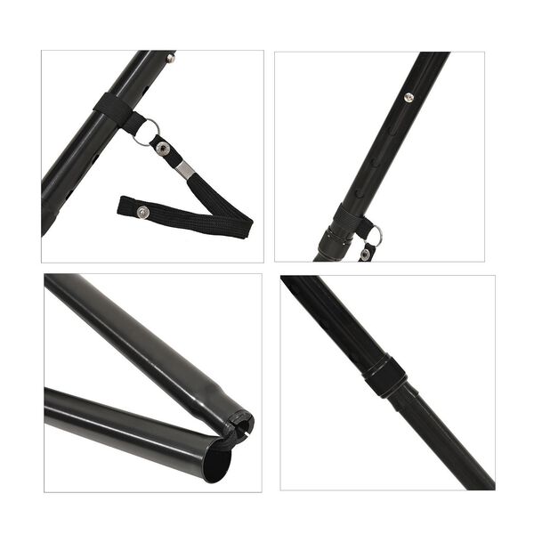 LIVMORE Smart Gehstock, klappbar, 85-97cm, LED Licht, SOS Alarm, Schwarz image number 12