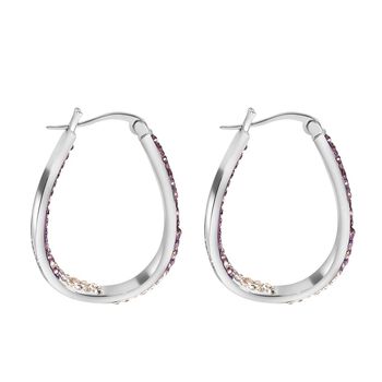 Amethyst Kristall Ohrringe - 136 ct.