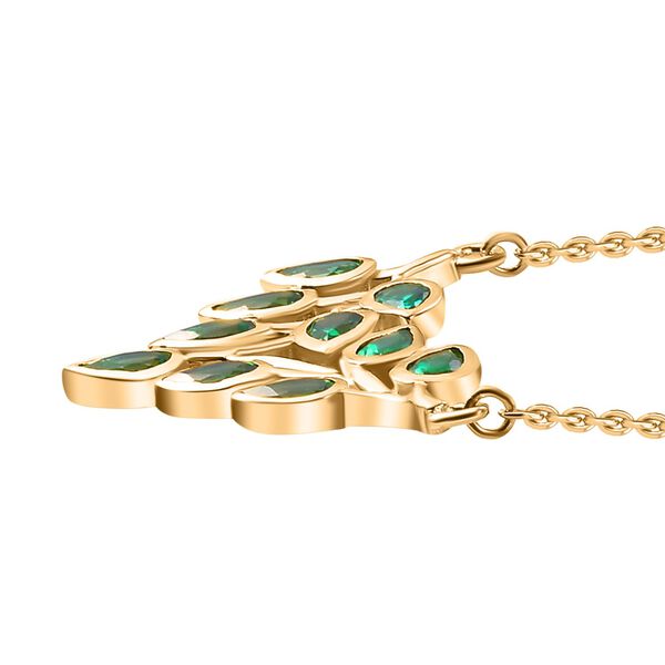 Labor Smaragd Halskette, 45 cm - 1,90 ct. image number 4