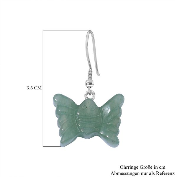 Gr&uuml;ne Aventurin-Ohrringe - 50 ct. image number 6