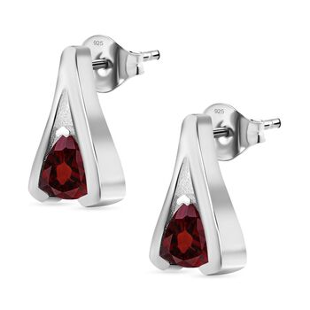 AA Mosambik Granat Ohrringe - 1,89 ct.