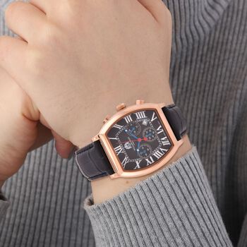 Wei&szlig;er Kristall Uhren 9.75 cm Reiner Edelstahl IP Rosa Plattierung