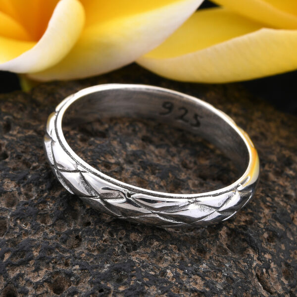 Royal Bali Kollektion - Band Ring 925 Silber image number 2