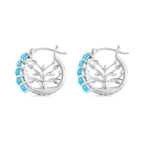 D'Joy AA Sleeping Beauty T&uuml;rkis Ohrringe 925 Silber rhodiniert ca. 1.32 ct image number 4