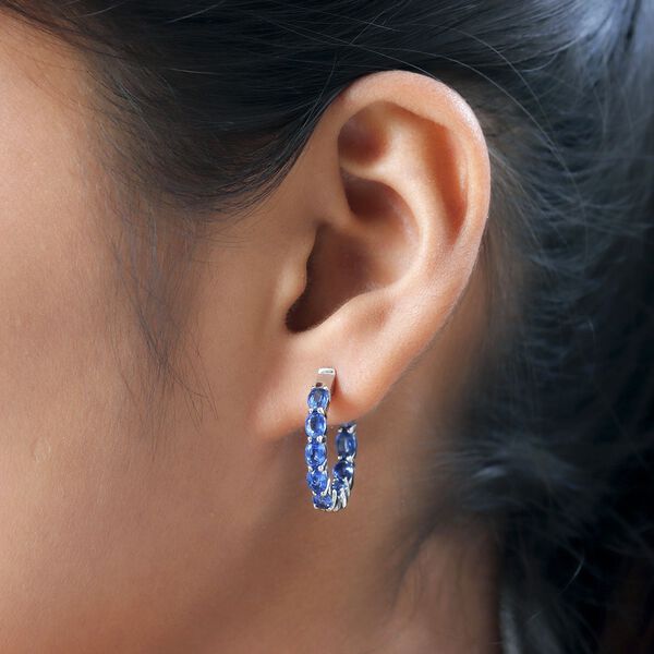 Kaschmir Kyanit-Creolen - 4,16 ct. image number 3