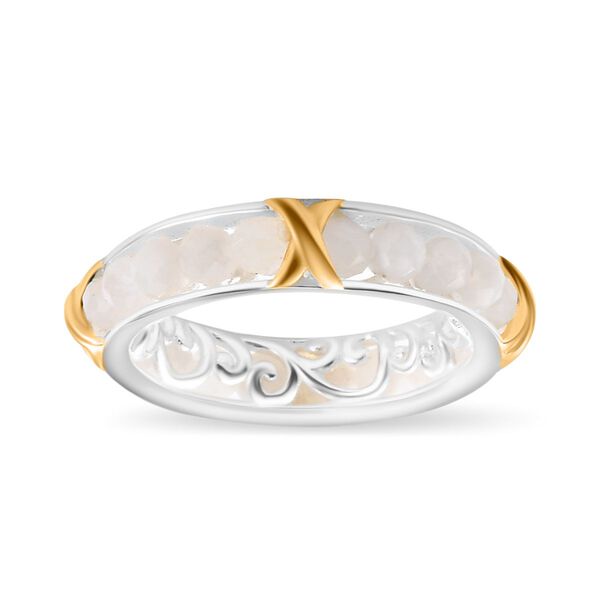 Wei&szlig;er Mondstein Ring - 7 ct. image number 4