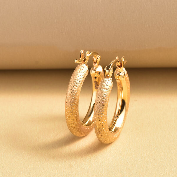 ILIANA - Creolen, 750 Gold ca. 3,00g image number 1