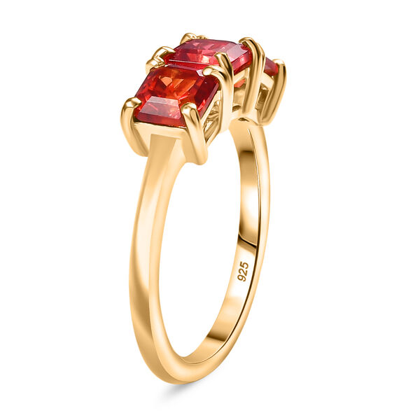 Labor Padparadscha Saphir Ring - 2,88 ct. image number 5