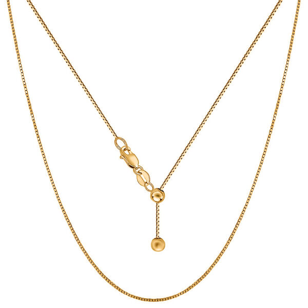 flexible venezianische Kette in vergoldetem 925 Silber