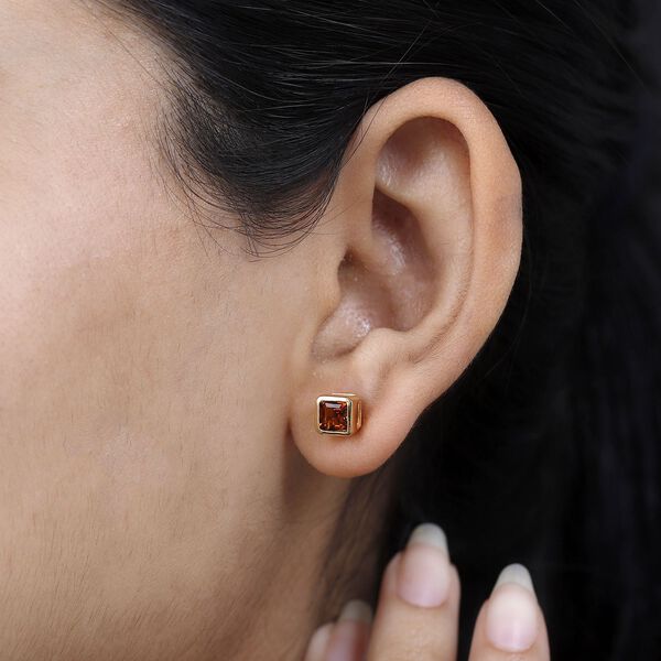 AA Madeira Citrin Ohrringe - 1,20 ct. image number 2