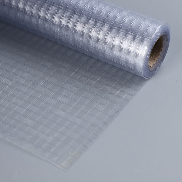 Statisch haftende Fensterfolie, nicht klebend, 90x185 cm, Karomuster image number 4