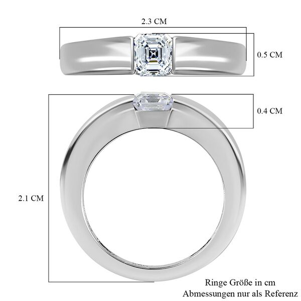 Moissanit Ring - 0,66 ct. image number 6