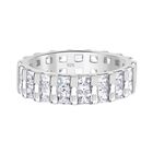 Lustro Stella Weißer Zirkonia Ring 925 Silber rhodiniert (Größe 17.00)