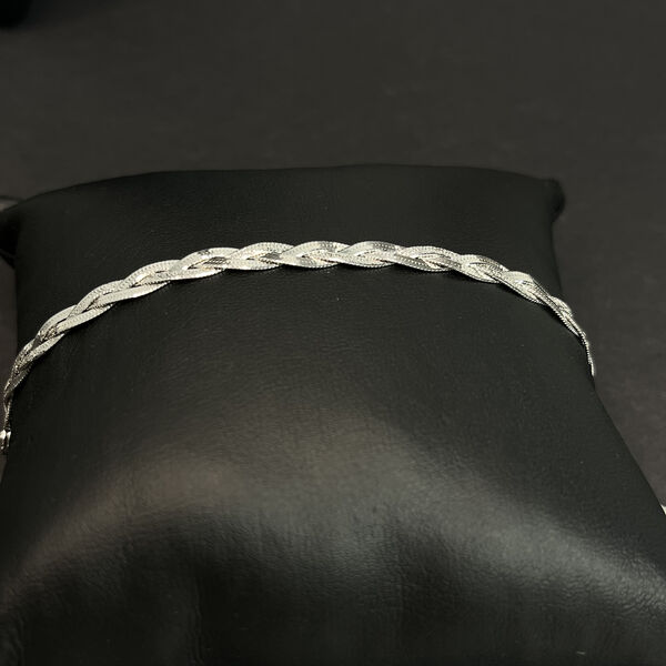 Geflochtenes Fischgräten-Armband 18 cm image number 1