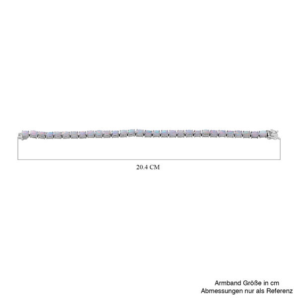 Nat&uuml;rlicher &Auml;thiopischer Opal Armband ca. 19 cm lange 925 Silber ca. 8,42 ct image number 3