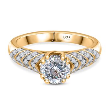 Moissanit Ring - 1,22 ct.
