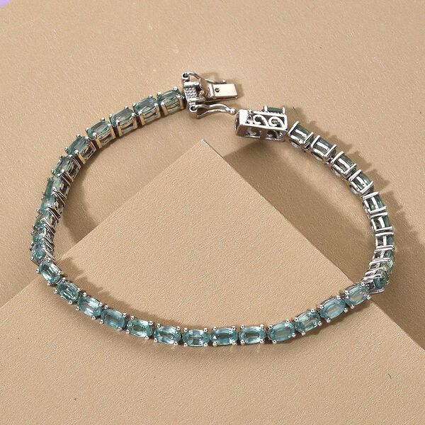 Gr&uuml;ner Kyanit Silberarmband 11,66 Ct image number 2