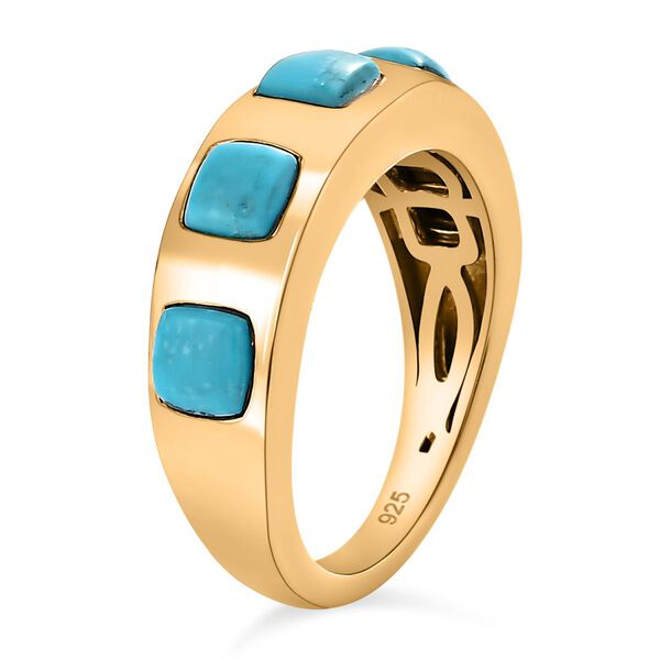 Amerikanischer nat&uuml;rlicher Sleeping Beauty T&uuml;rkis-Ring - 1,66 ct. image number 5