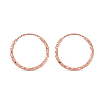 925 Silber ros&eacute;vergoldetOhrringe ca. 0,87g