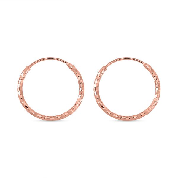 925 Silber ros&eacute;vergoldetOhrringe ca. 0,87g image number 3