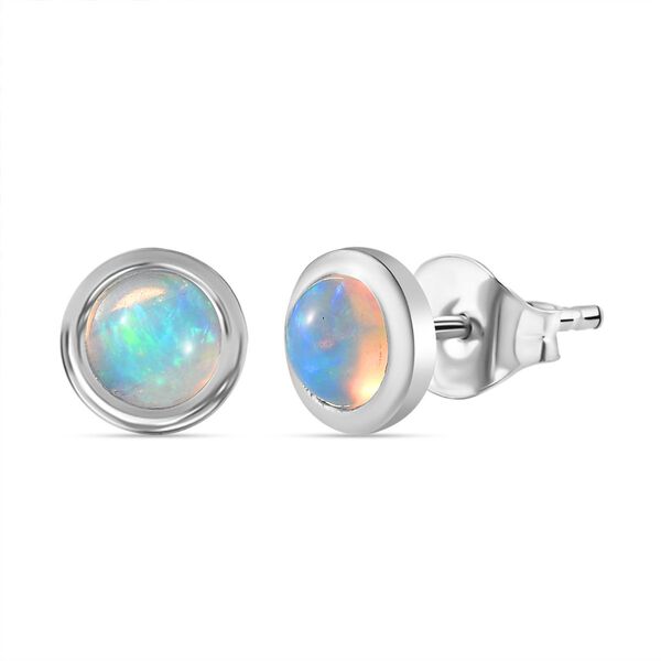 AA nat&uuml;rliches, &auml;thiopisches Welo Opal-Schmuckset, 925 Silber rhodiniert - 1,02 ct. image number 8