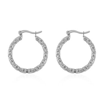 Byzantinische K&ouml;nigscreolen, ca. 16,00g, silberfarben