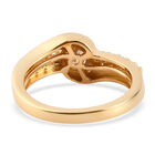 88 Facetten Moissanit Ring 925 Silber Bicolor  ca. 0,40 ct image number 5