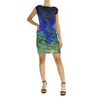 DESIGUAL, Strickkleid Kurzarm Indie blau floral Print, Multi, Größe- 40 image number 1