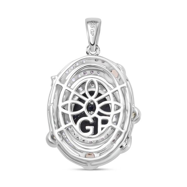 GP Celestial Dream Kollektion - AA Diffundierter Stern blauer Saphir, &auml;thiopischer Welo Opal, Zirkon gelber und blauer Saphir-Anh&auml;nger  - 7,09 ct. image number 6