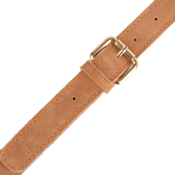 Crossbody Tasche aus 100% echtem Leder, Größe 33x3,8x25,4 cm, Hellbraun image number 6