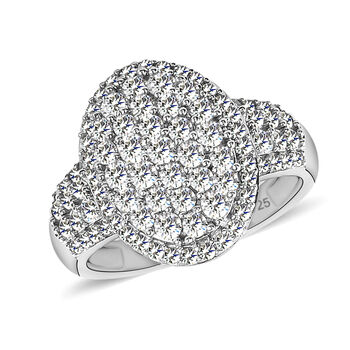 Moissanit Ring - 1,17 ct.