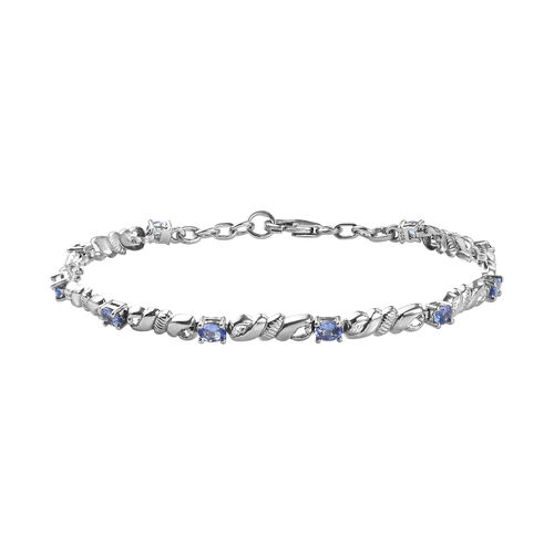 Tansanit Armband in Silber, 1,68 ct. image number 0